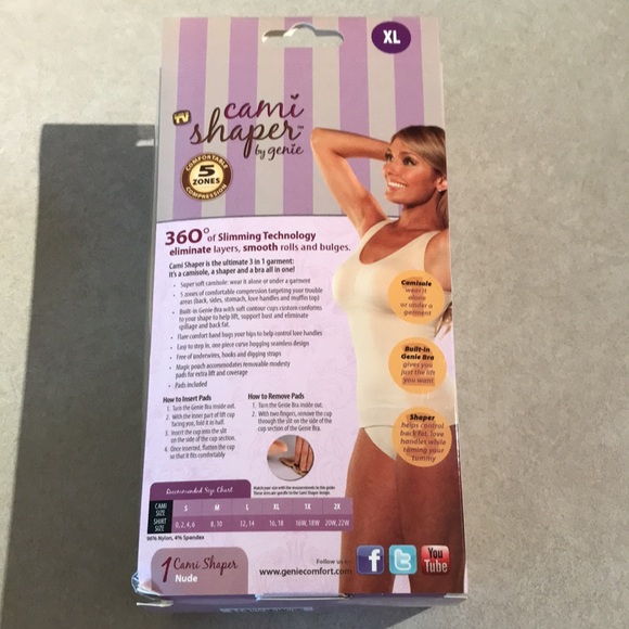🎉HOST PICK🎉 Cami Shaper By Genie NWT & NWOT - Picture 5 of 8
